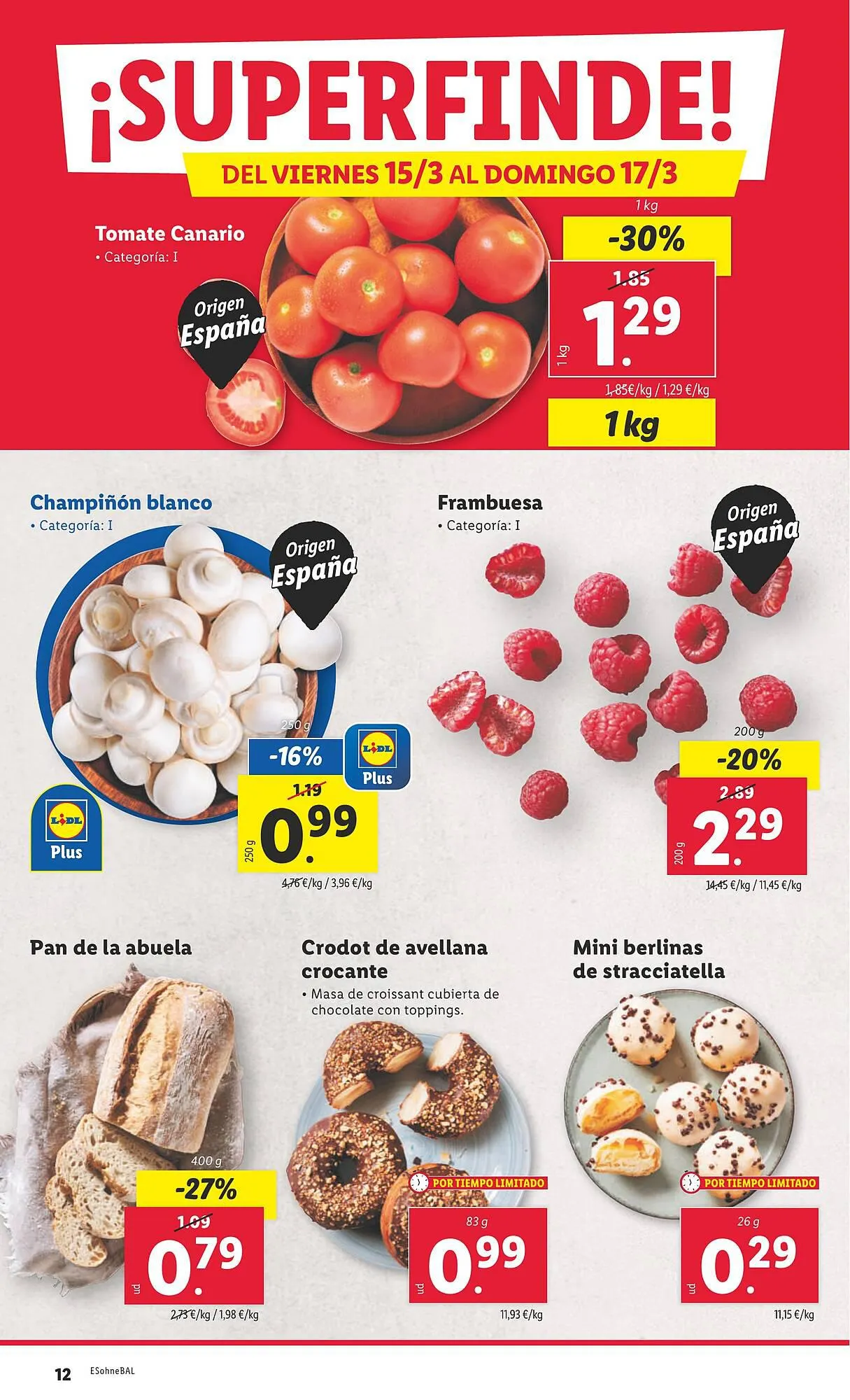 Catálogo de Folleto Lidl 11 de marzo al 17 de marzo 2024 - Página 12