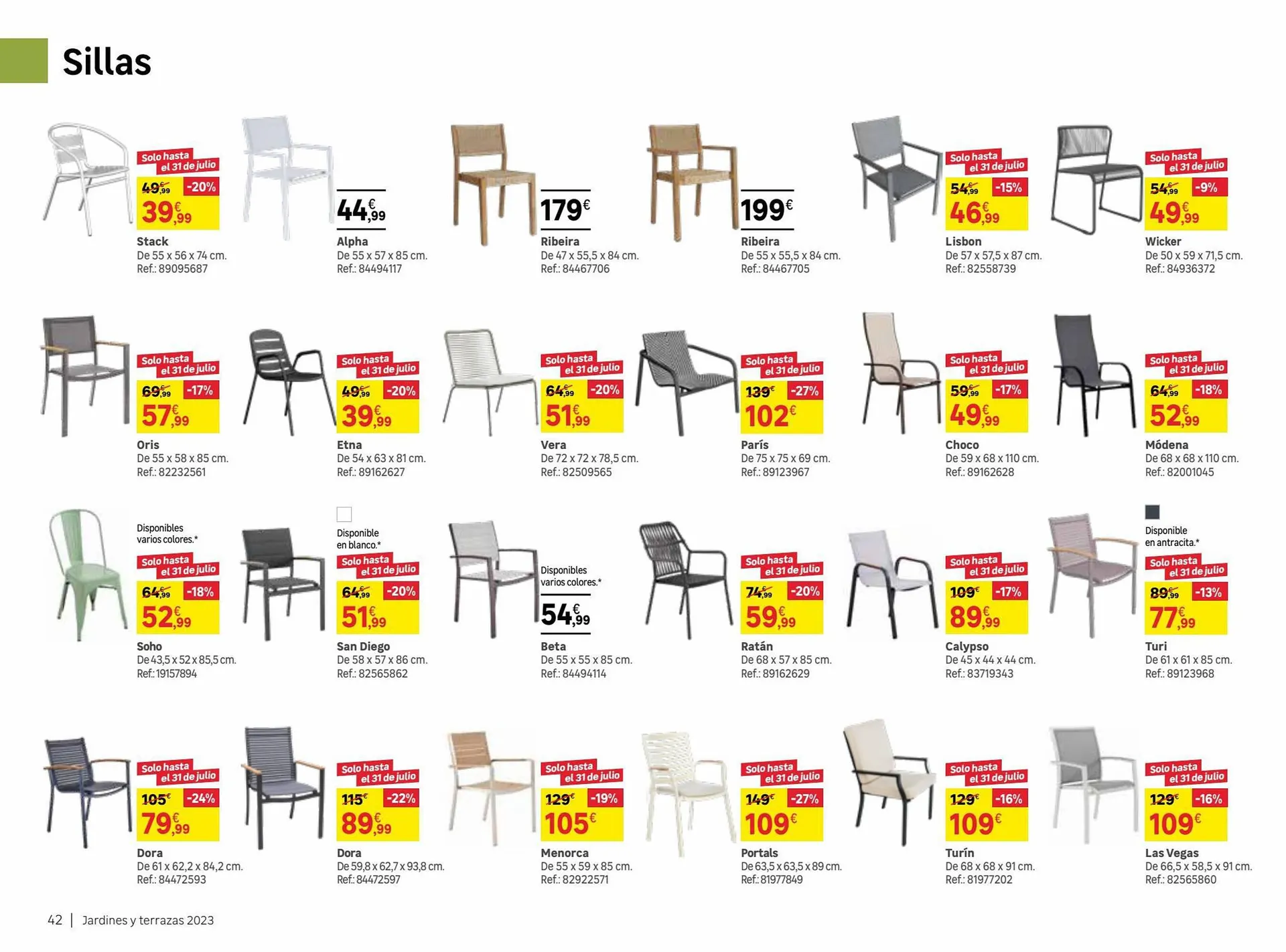 Catálogo de Folleto Leroy Merlin 9 de junio al 31 de julio 2023 - Página 42