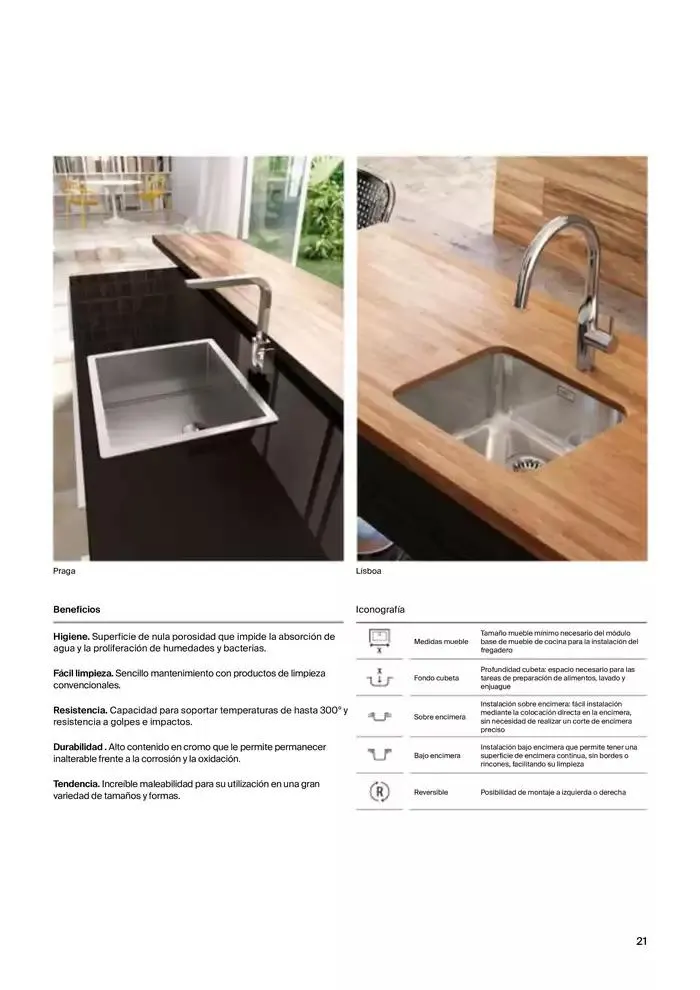 Catálogo de Fregaderos y grifería para cocina 9 de enero al 31 de diciembre 2025 - Página 23