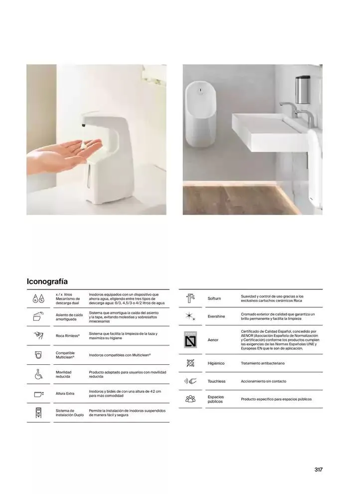 Catálogo de Colecciones de Baño, Muebles y Accesorios 9 de enero al 31 de diciembre 2025 - Página 319