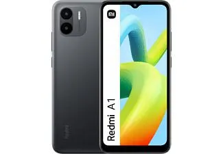 Móvil - Xiaomi Redmi A1 NEW, Negro, 32 GB, 2 GB RAM, 6.52" HD+, MediaTek Helio A22, 5000 mAh, Android