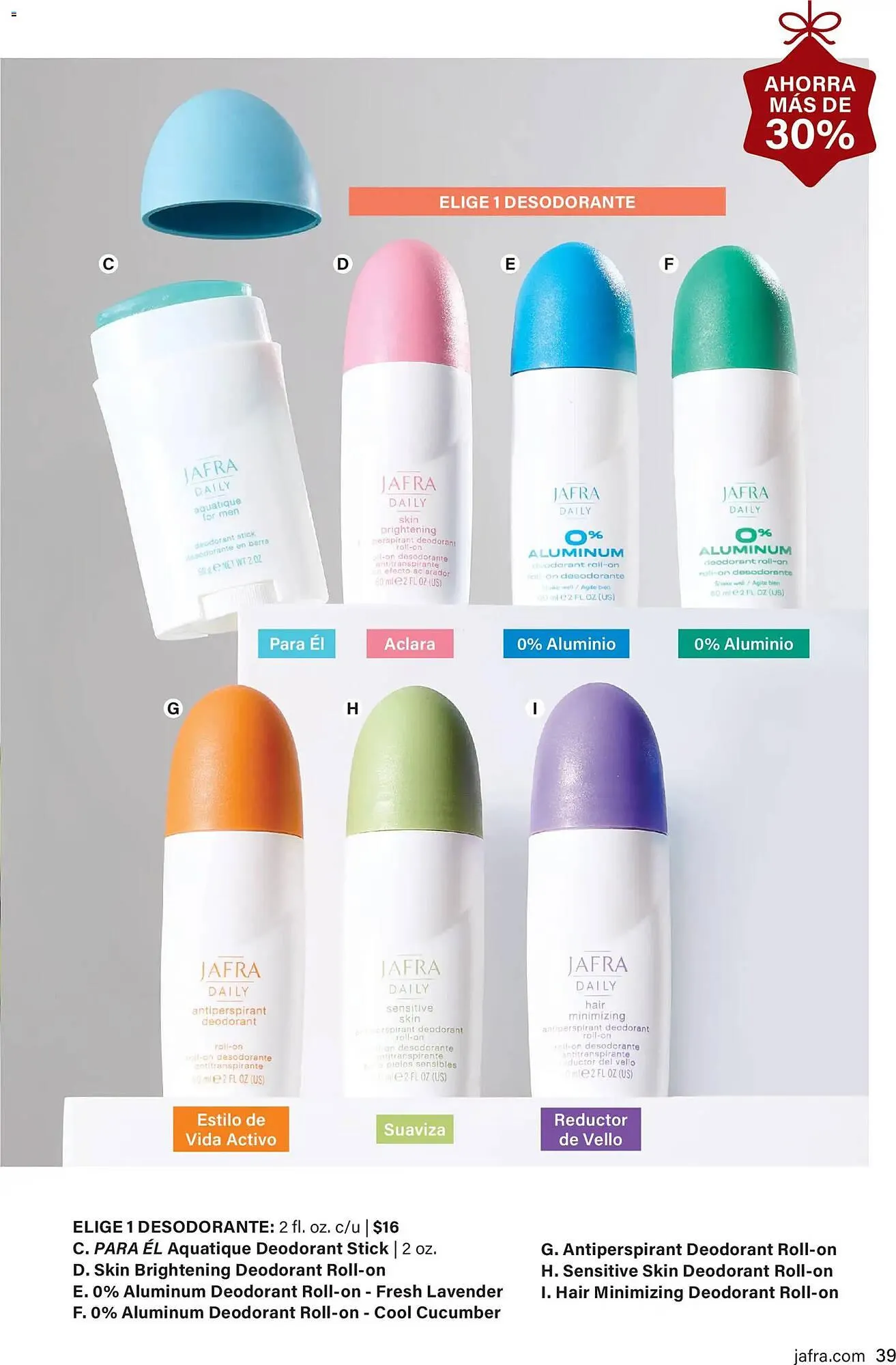 Catálogo de Catálogo JAFRA 1 de diciembre al 31 de diciembre 2025 - Página 39