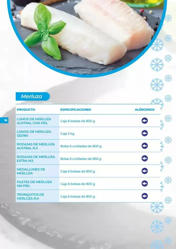 Catálogo de Catálogo de productos congelados 7 de octubre al 31 de diciembre 2024 - Página 16