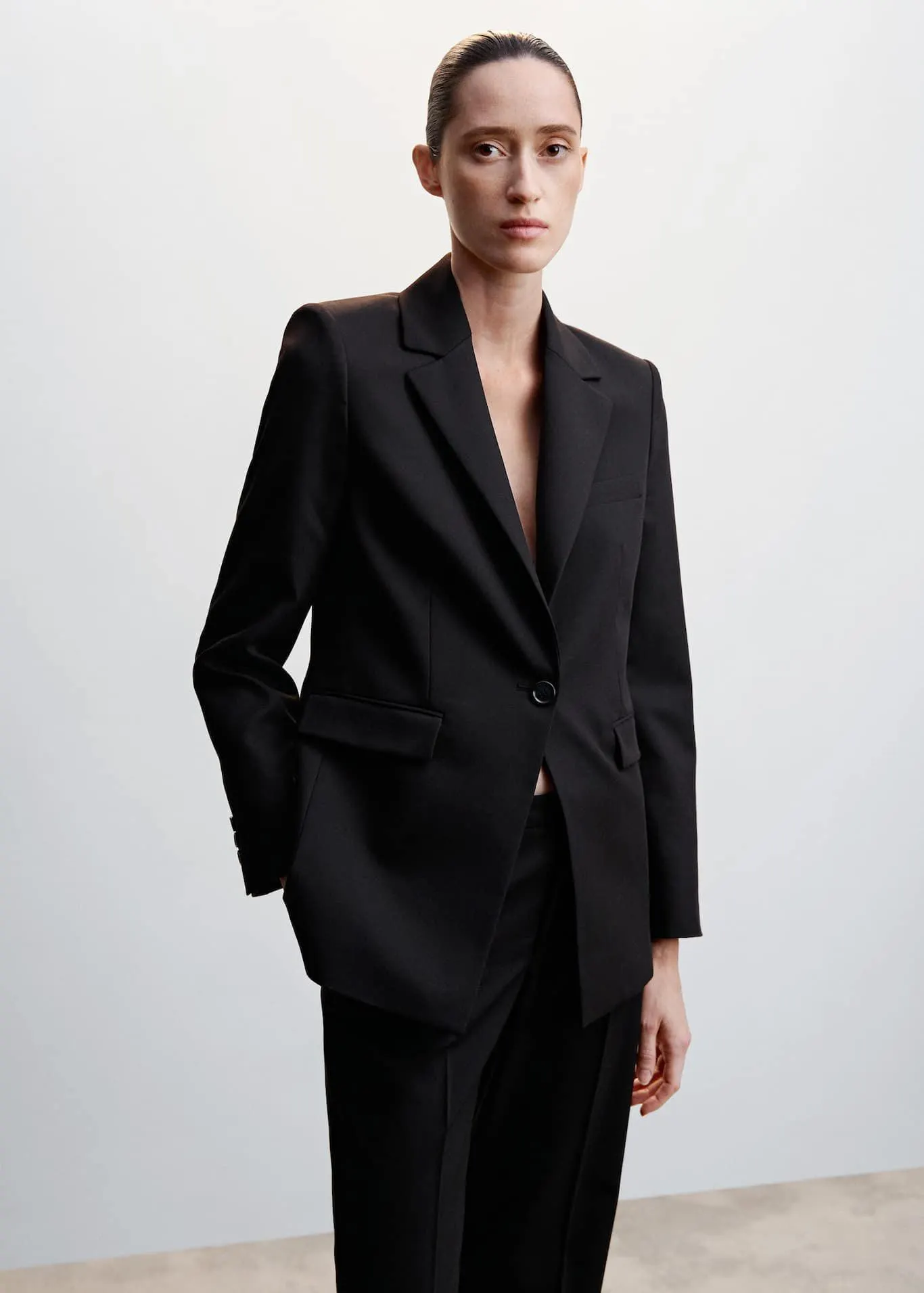 Americana traje botón