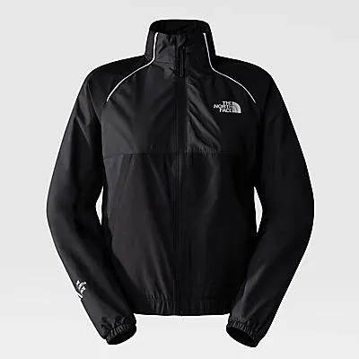 Chaqueta de chándal cortavientos con capucha para mujer