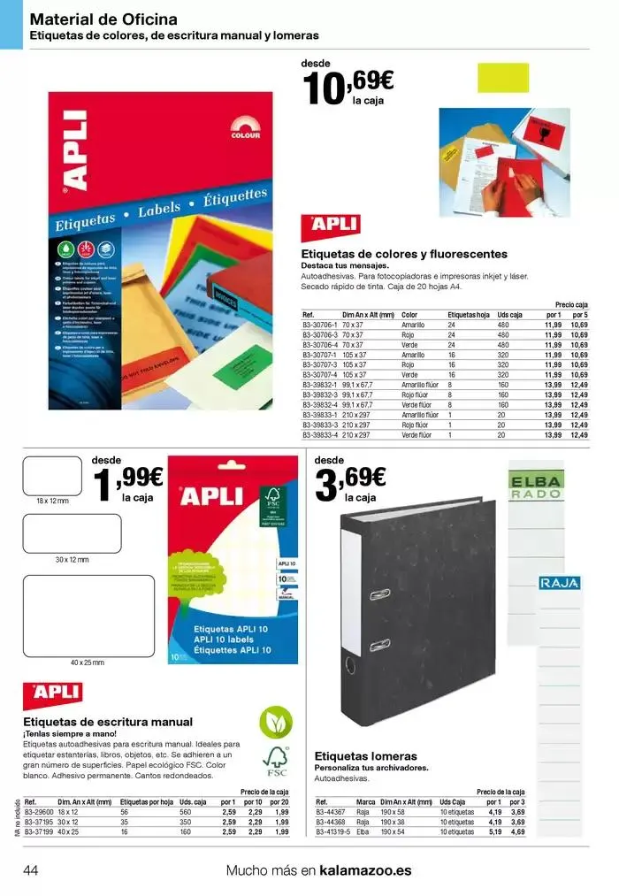 Catálogo de Staples Kalamazoo Catálogo General 9 de enero al 30 de septiembre 2025 - Página 44