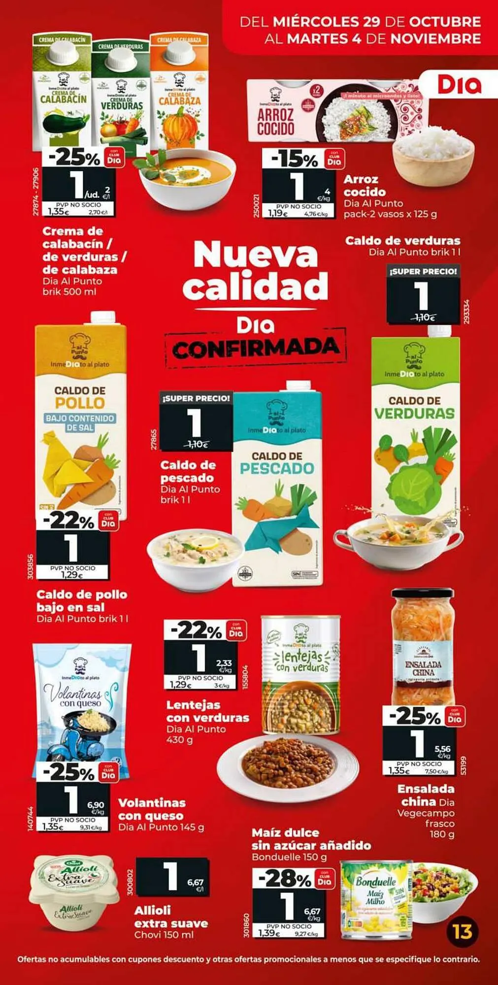 Catálogo de Catálogo Maxi Dia 29 de octubre al 4 de noviembre 2025 - Página 13