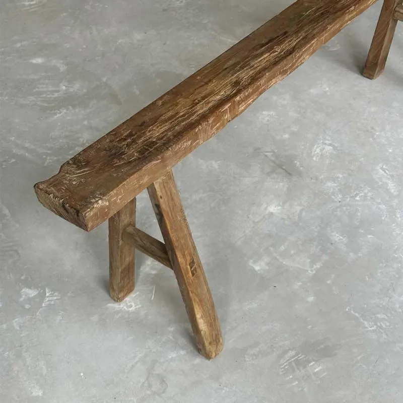 Antique elm bench 145cm Palo Santo