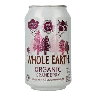 Refresco Bio Arándanos, 330 ml. Whole Earth