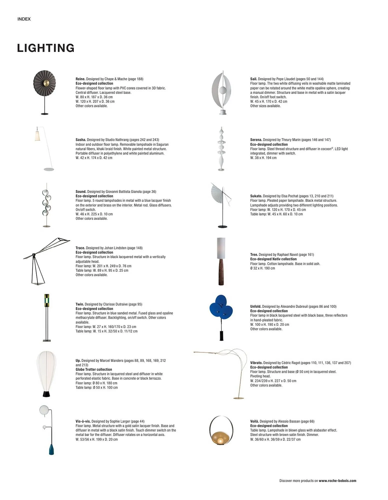 Catálogo de Folleto Roche Bobois 2 de febrero al 28 de diciembre 2024 - Página 280