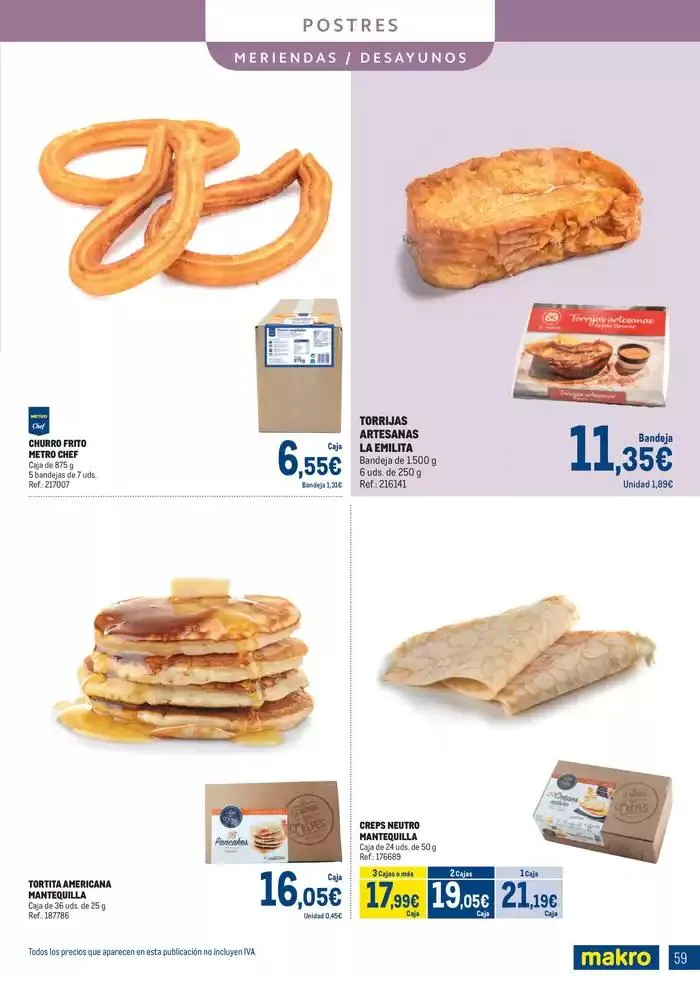 Catálogo de Especial Congelados Centro 5 de mayo al 1 de junio 2025 - Página 59