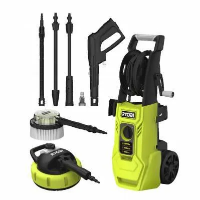 Nettoyeur haute pression 2000 W - 150 bars - 450 L - enrouleur - accessoires inclus