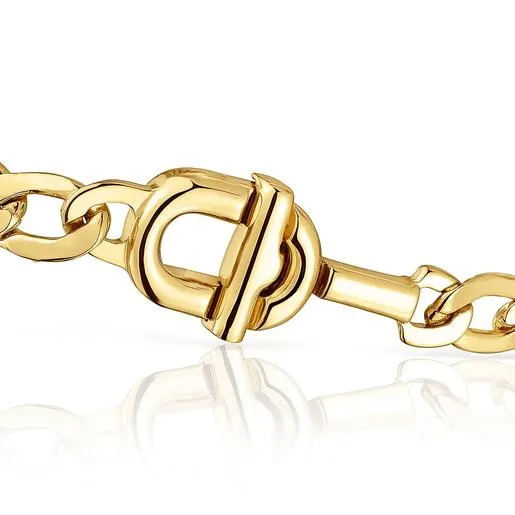 Pulsera con baño de oro 18 kt sobre plata TOUS MANIFESTO
