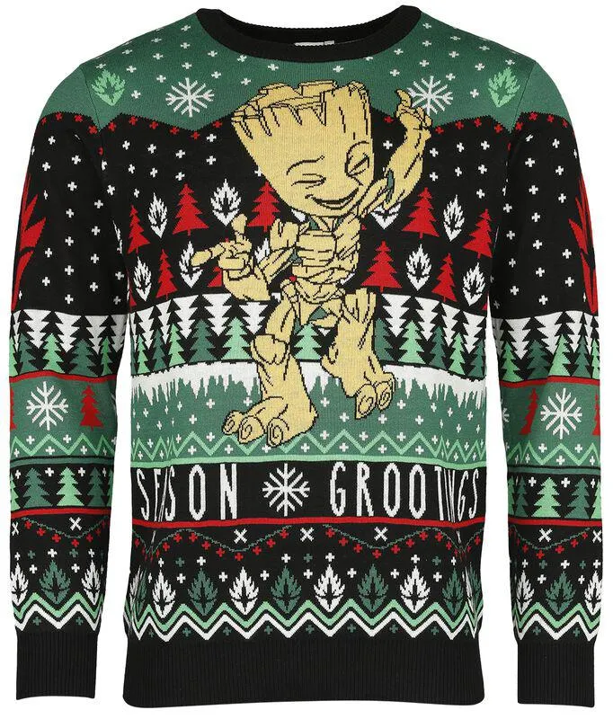"Groot - Grootings" Christmas jumper multicolor de Guardianes De La Galaxia