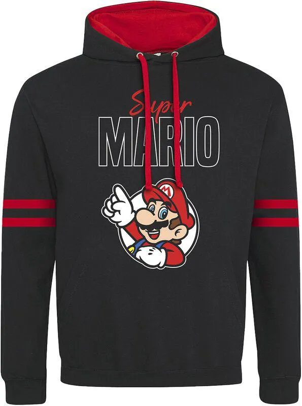 "Superhero Mario" Sudadera con capucha multicolor de Super Mario