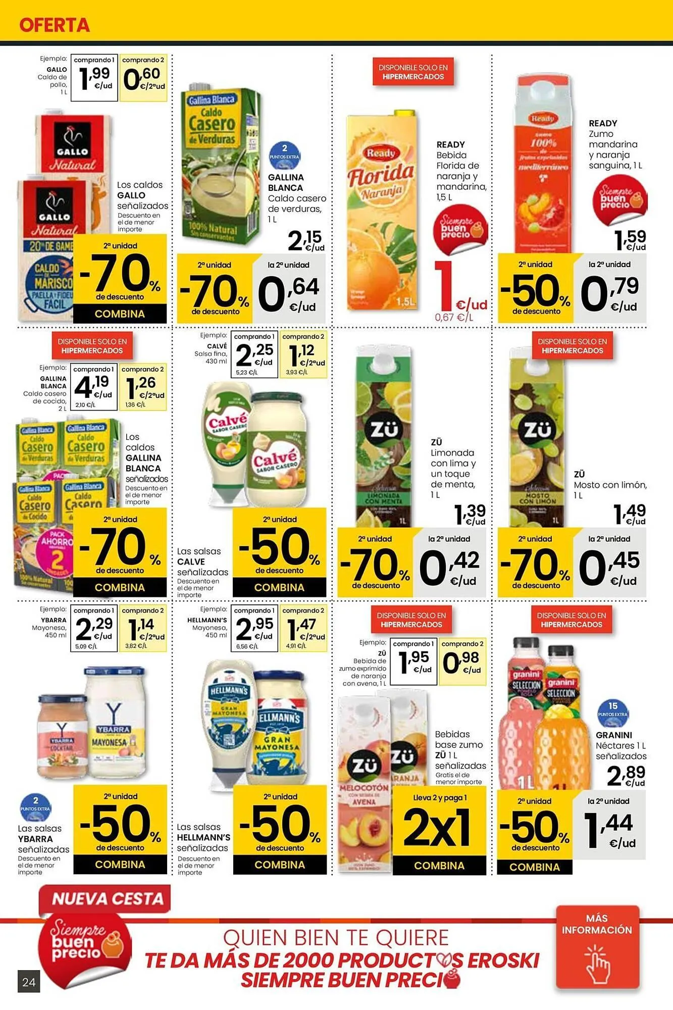Catálogo de Folleto Eroski 17 de julio al 29 de julio 2025 - Página 24