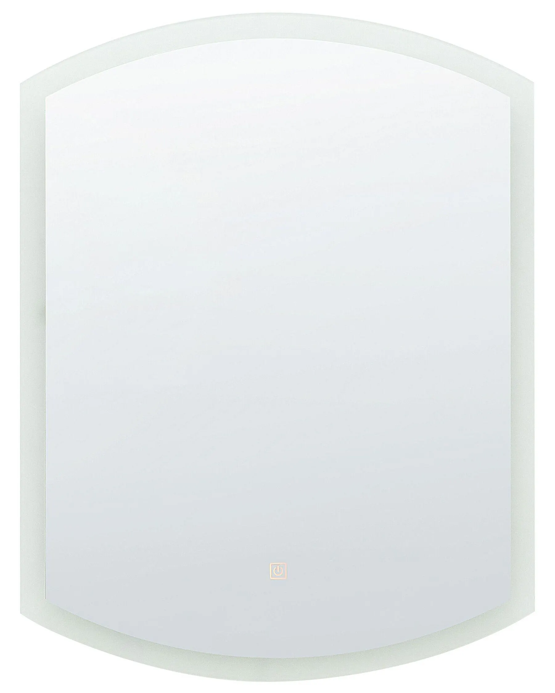 Espejo LED de baño BEZIERS Plateado