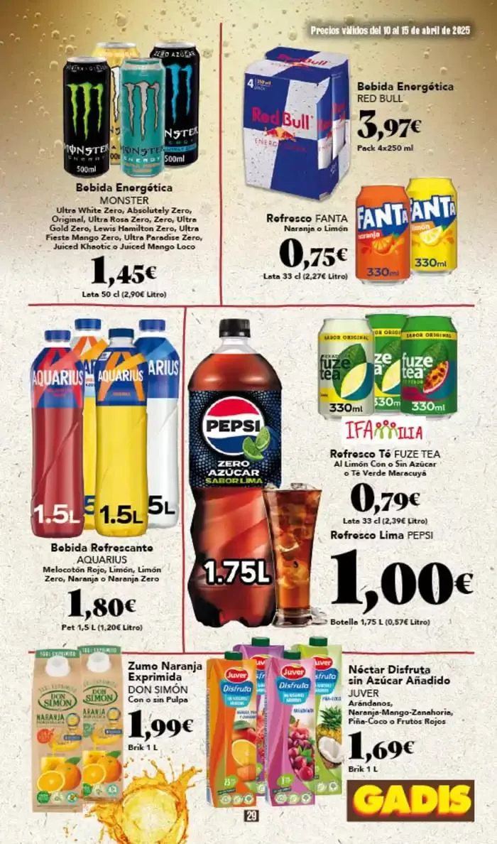 Catálogo de Precios válidos del 10 al 15 abril 10 de abril al 15 de abril 2025 - Página 29