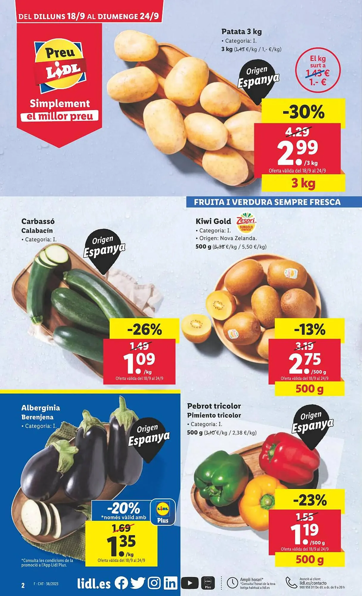Catálogo de Folleto Lidl 18 de septiembre al 25 de septiembre 2023 - Página 22