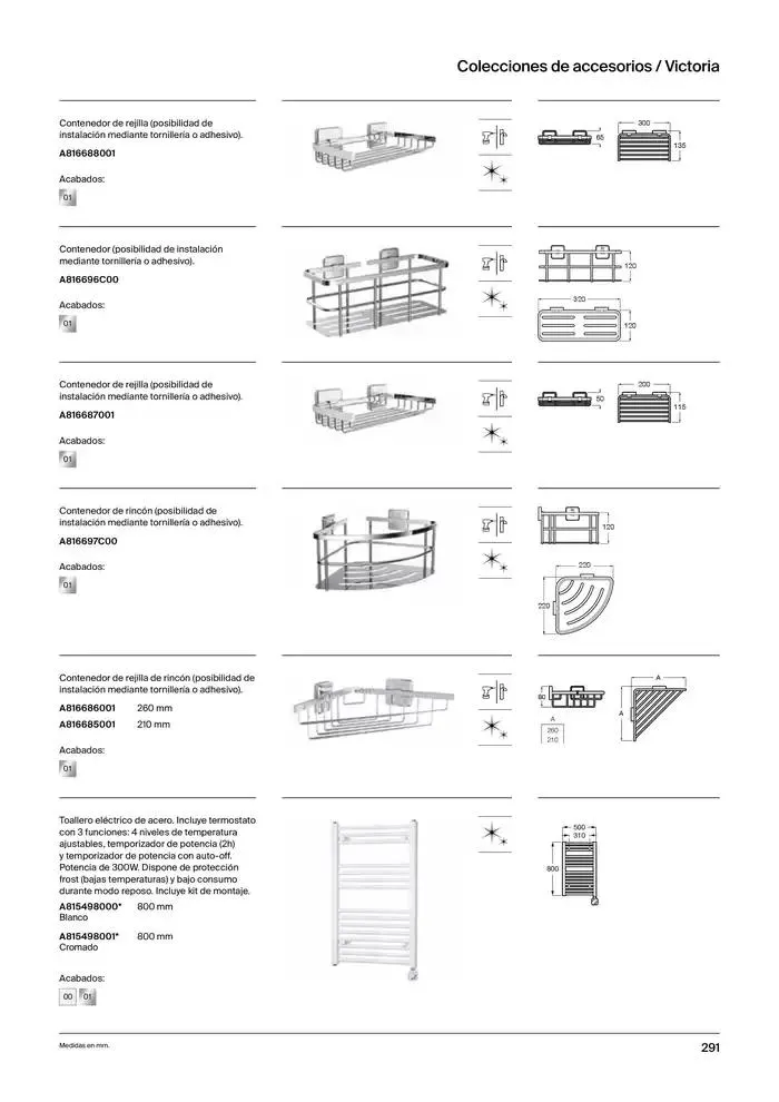 Catálogo de Colecciones de Baño, Muebles y Accesorios 9 de enero al 31 de diciembre 2025 - Página 293
