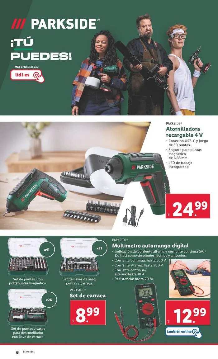 Catálogo de ¡Bazar Lidl! 20 de mayo al 26 de mayo 2024 - Página 6