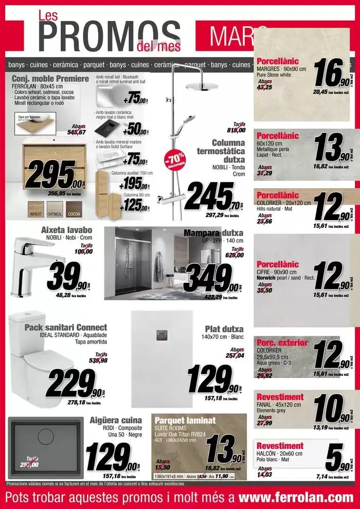 Les Promos del mes Març - 1