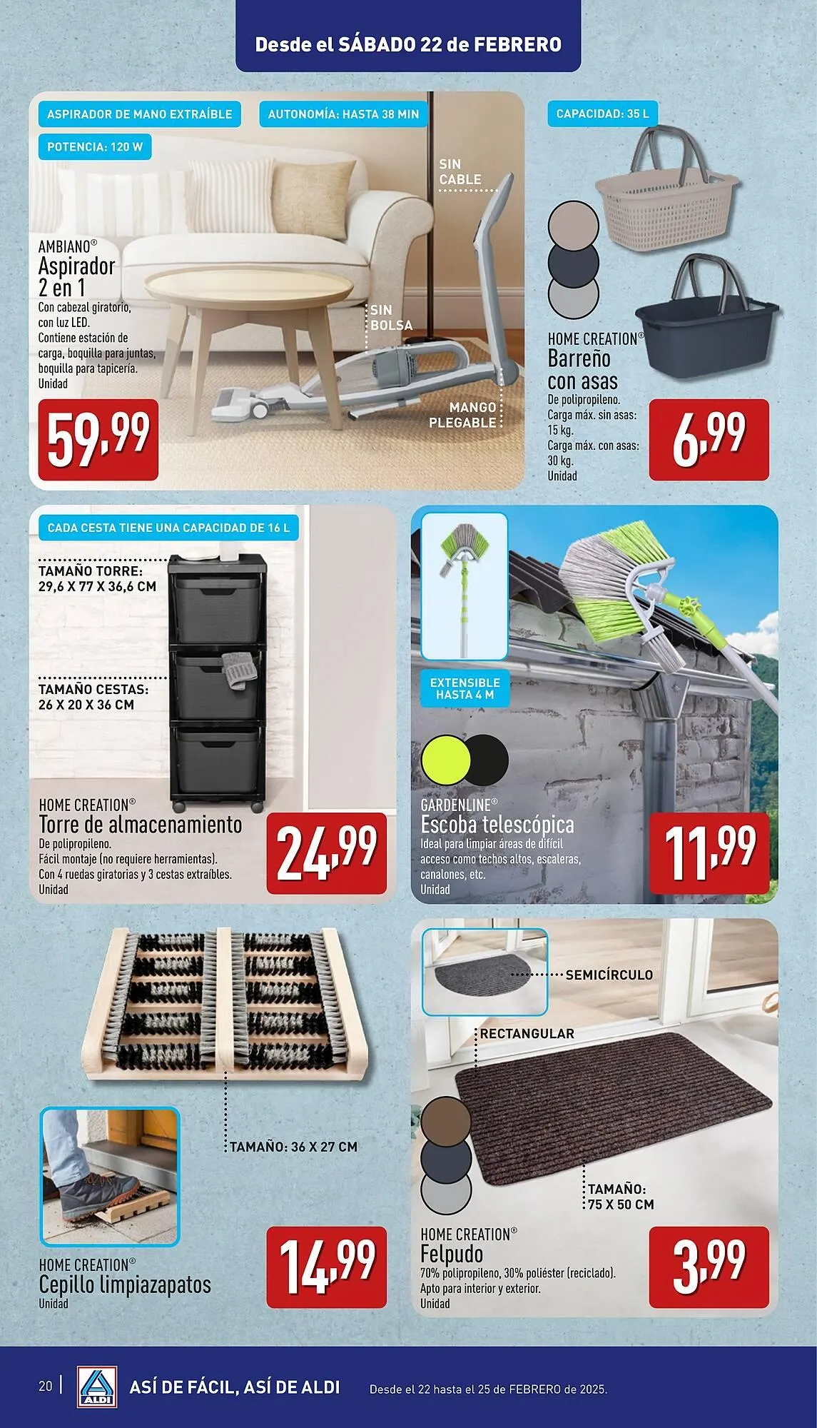 Catálogo de Folleto ALDI 19 de febrero al 25 de febrero 2025 - Página 20