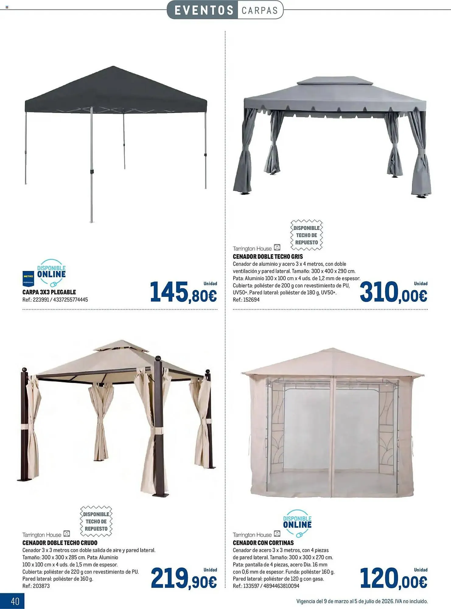 Catálogo de Catálogo Makro 9 de marzo al 5 de julio 2026 - Página 40