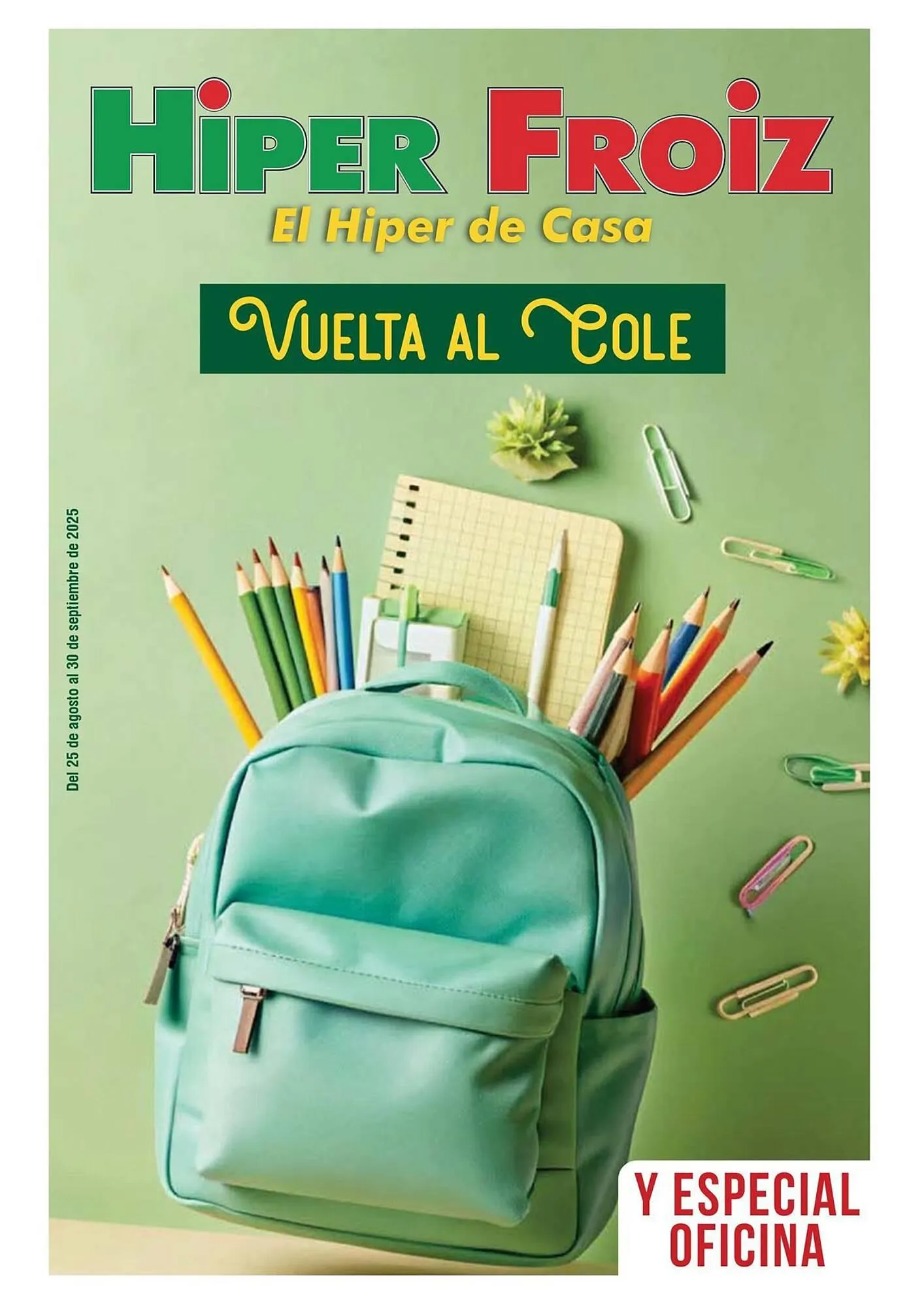Catálogo de Folleto FROIZ 4 de septiembre al 30 de septiembre 2025 - Página 1
