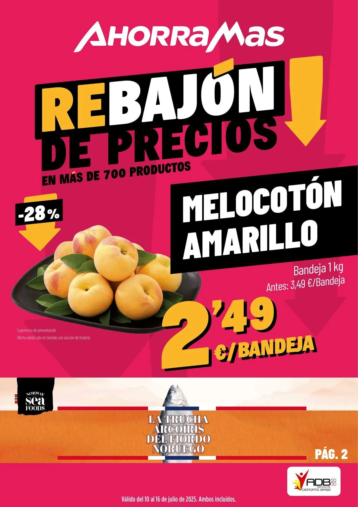 Catálogo de AhorraMas 10 de julio al 23 de julio 2025 - Página 1