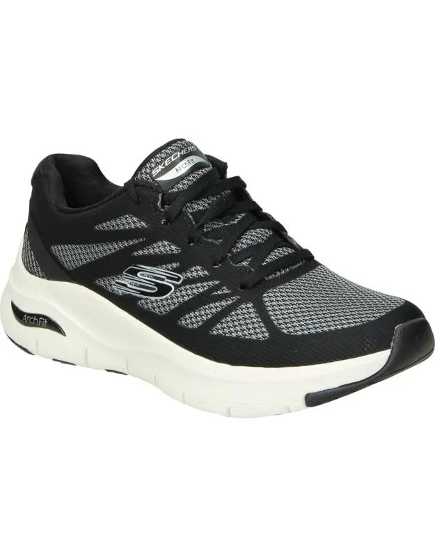 Zapatillas para mujer SKECHERS 149055-bkw negro