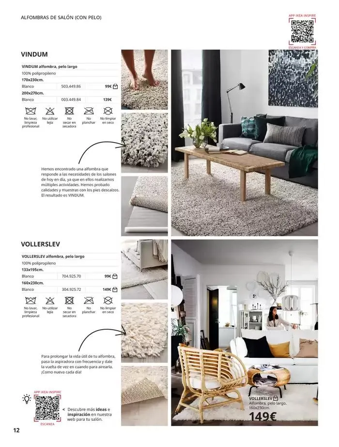 Catálogo de IKEA Catálogo Alfombras 3 de octubre al 31 de enero 2025 - Página 12