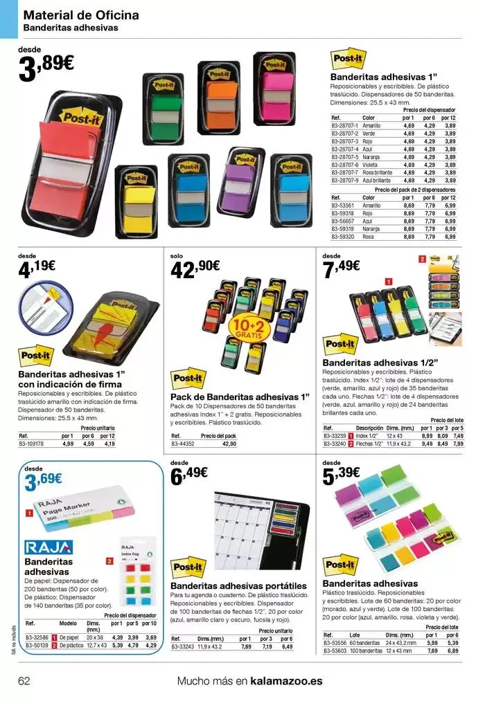 Catálogo de Staples Kalamazoo Catálogo General 9 de enero al 30 de septiembre 2025 - Página 62