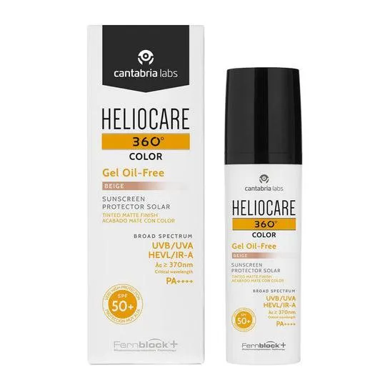 Heliocare 360º Gel Oil-Free Beige Protector Solar SPF50+ 50ml