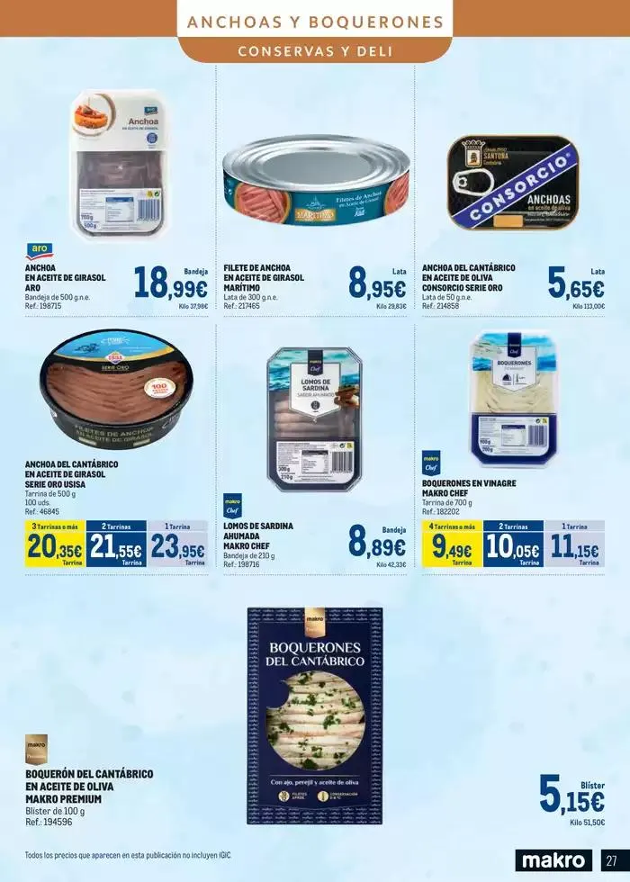 Catálogo de Especial Pescados Canarias 4 de marzo al 6 de abril 2025 - Página 27
