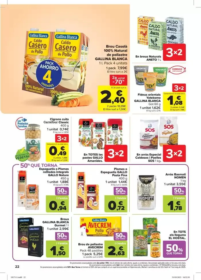 Catálogo de 50% QUE VUELVE + 3x2 10 de abril al 21 de abril 2025 - Página 22