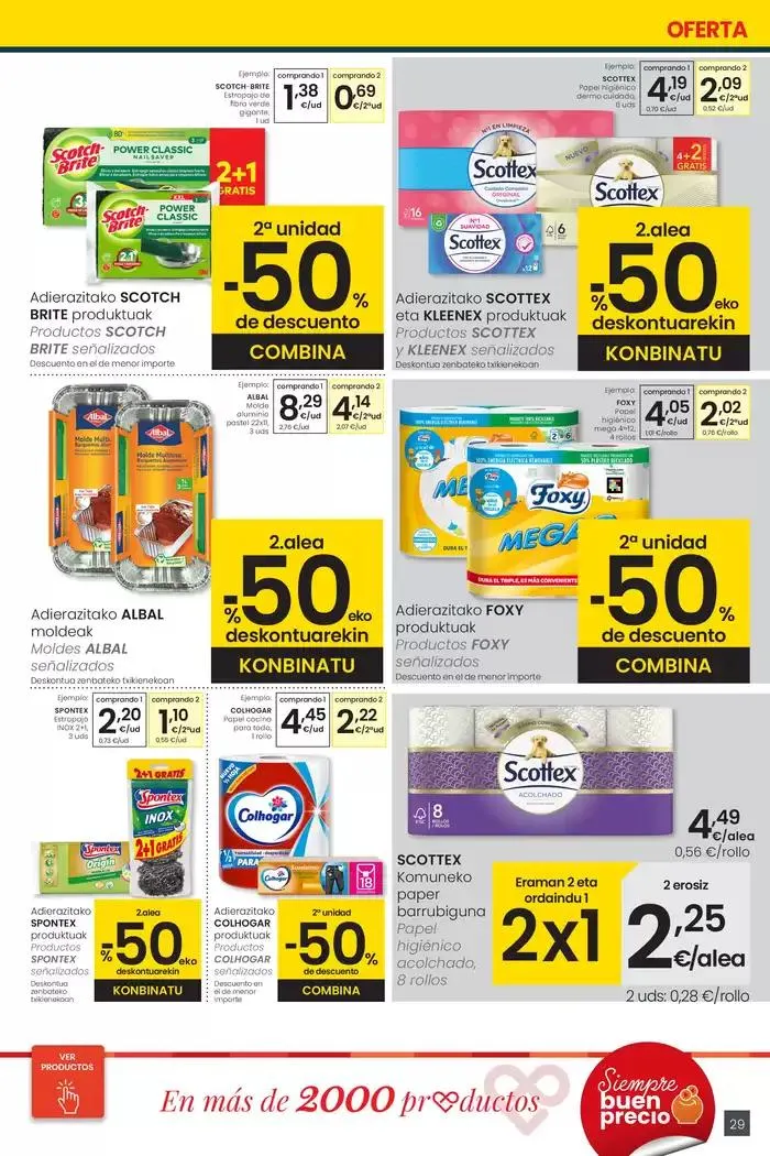 Catálogo de Prezio merkeagoa EROSKI CENTER 13 de marzo al 26 de marzo 2025 - Página 29