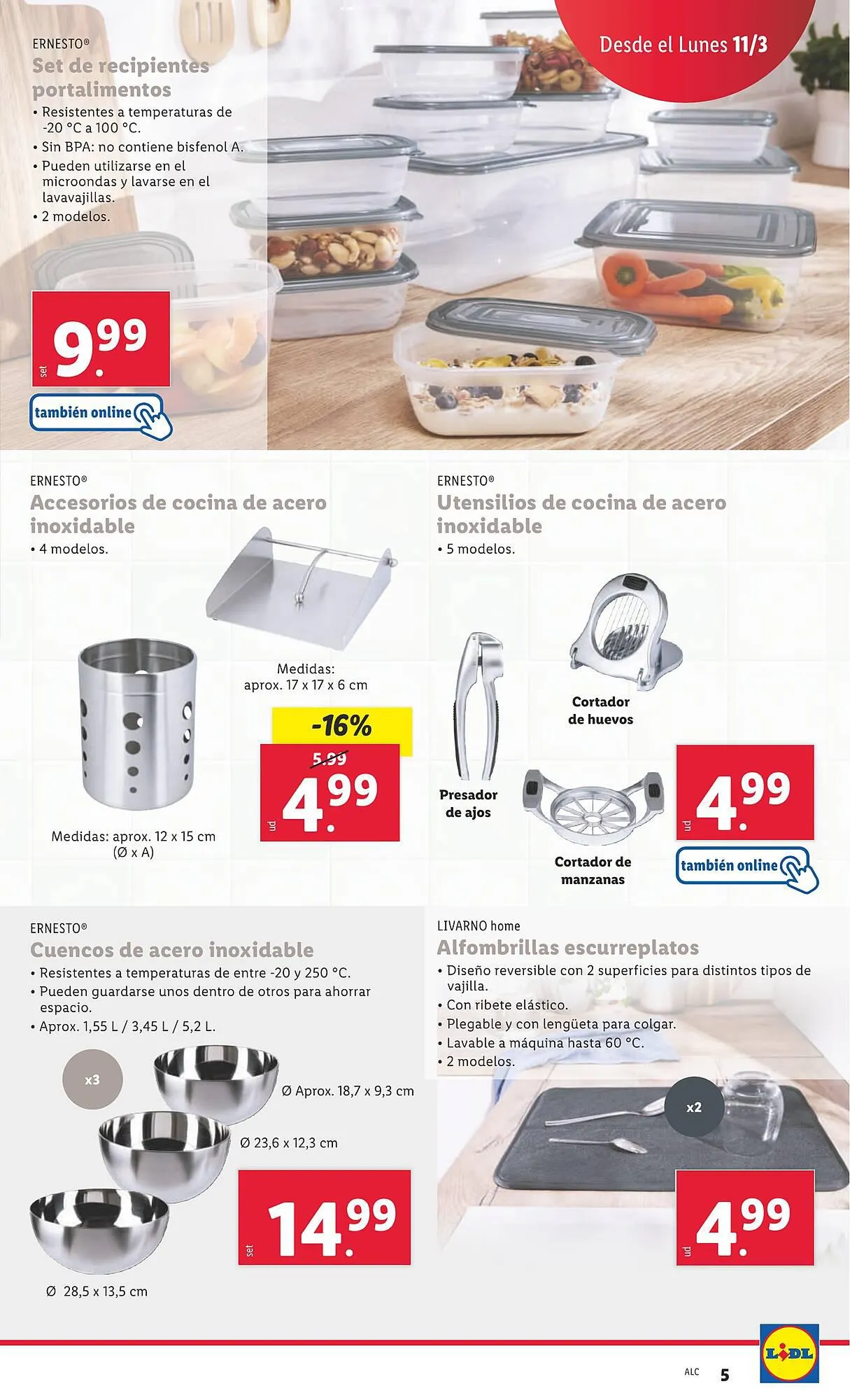 Catálogo de Folleto Lidl 11 de marzo al 17 de marzo 2024 - Página 5