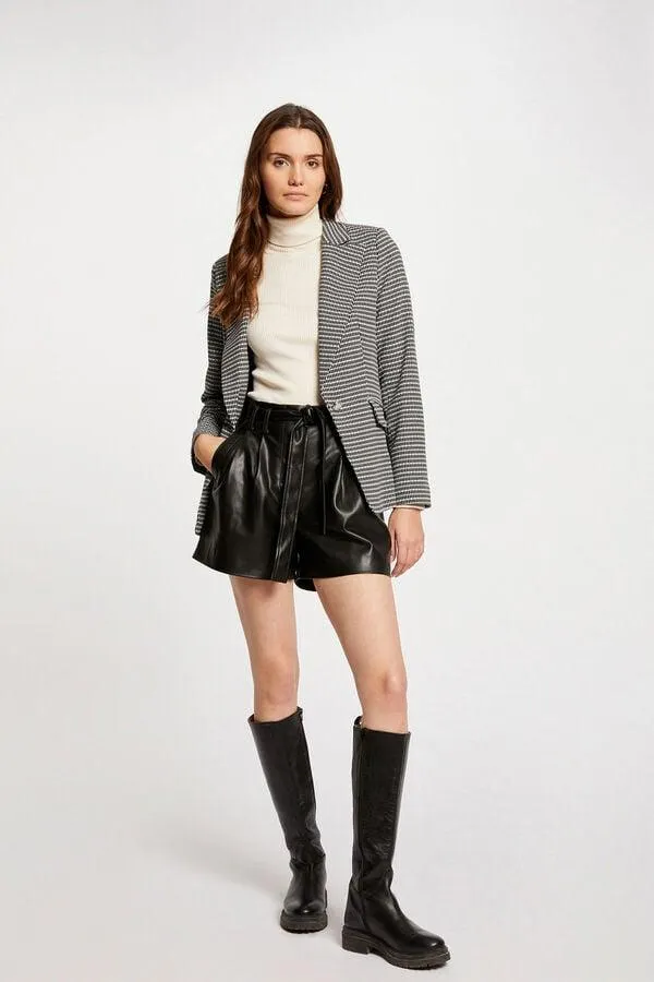 Americana estampado geométrico