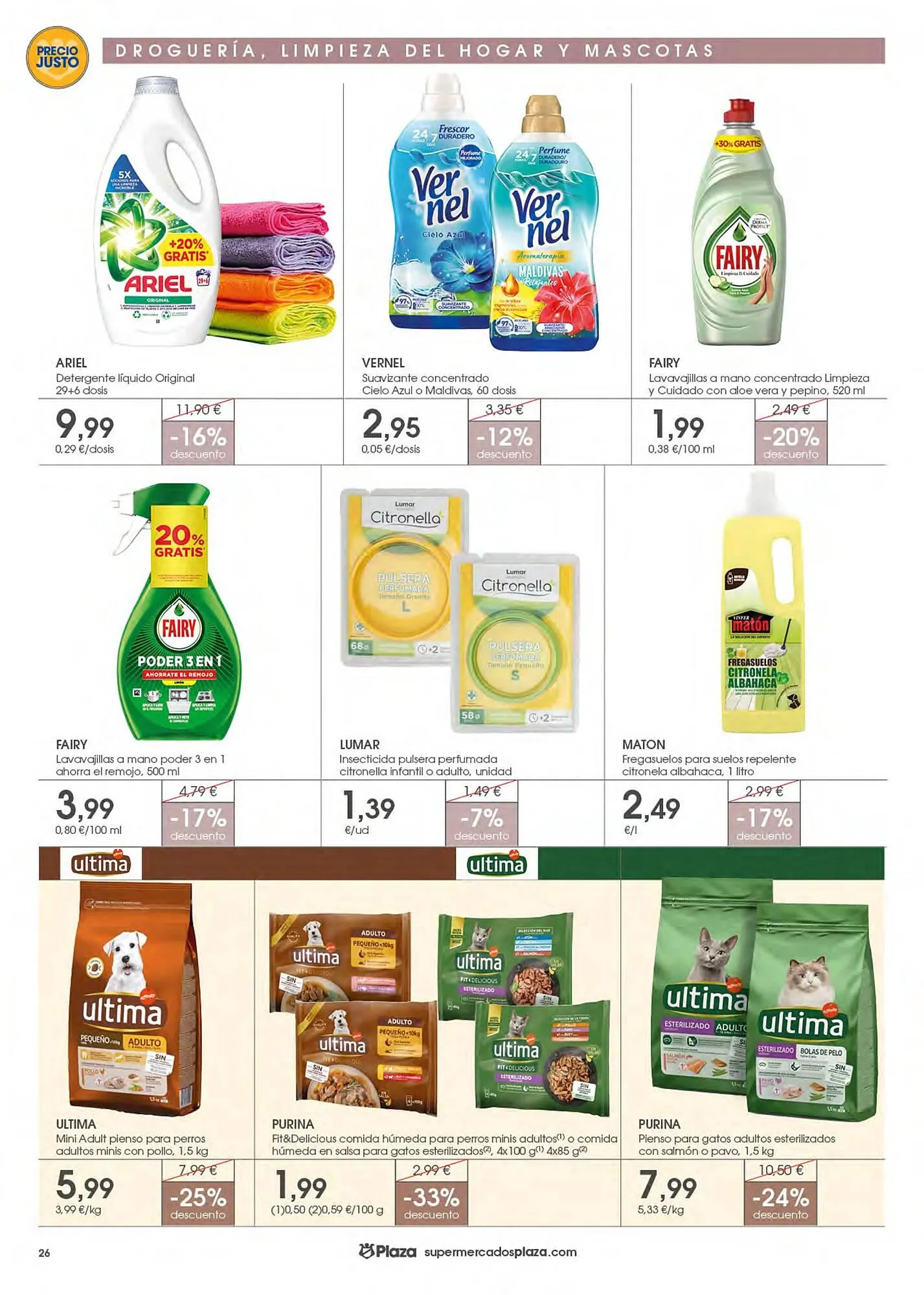 Catálogo de Folleto Supermercados Plaza 26 de junio al 9 de julio 2025 - Página 26