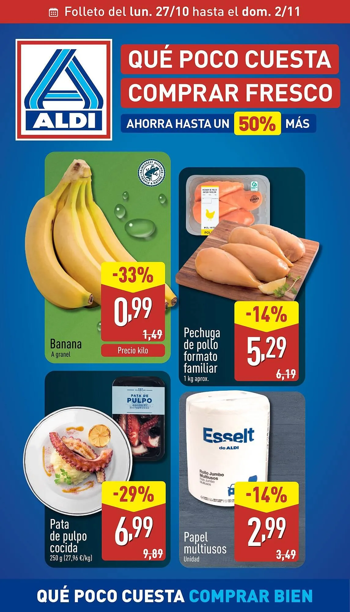 Catálogo de Folleto ALDI 27 de octubre al 2 de noviembre 2025 - Página 1