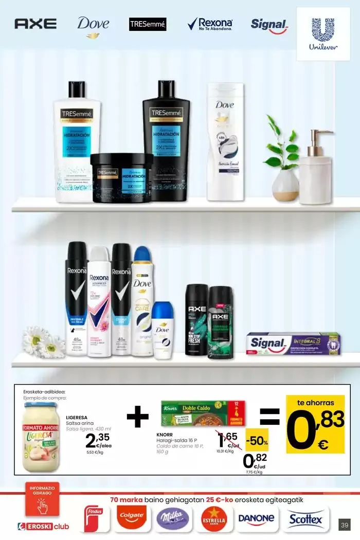 Catálogo de AUKERA OFERTA EROSKI CENTER 10 de abril al 29 de abril 2025 - Página 39