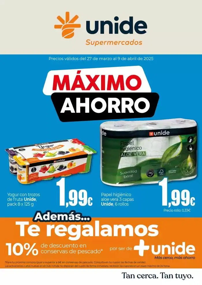  Máximo Ahorro en UNIDE Super - 1