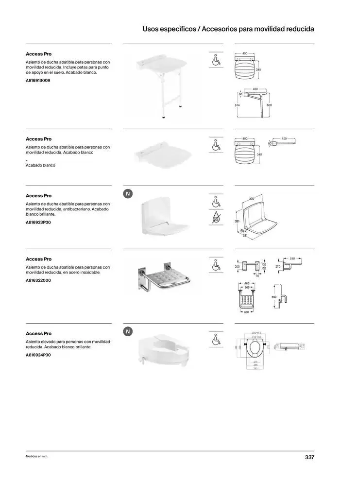 Catálogo de Colecciones de Baño, Muebles y Accesorios 9 de enero al 31 de diciembre 2025 - Página 339