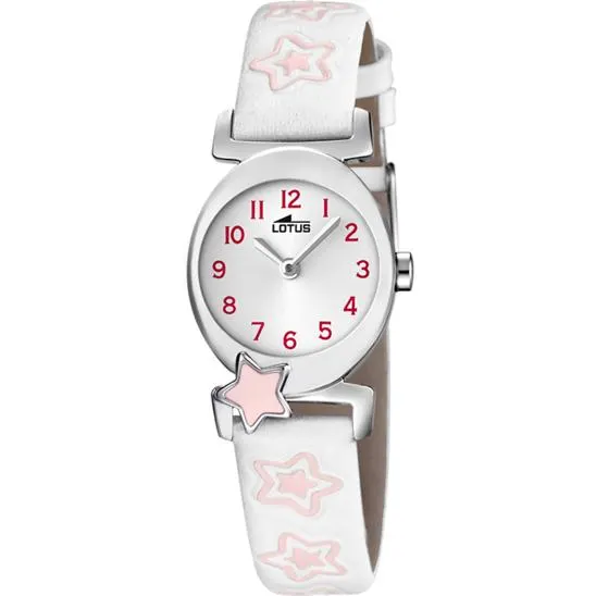 RELOJ LOTUS 18173/2 BLANCO CORREA DE CUERO, INFANTIL