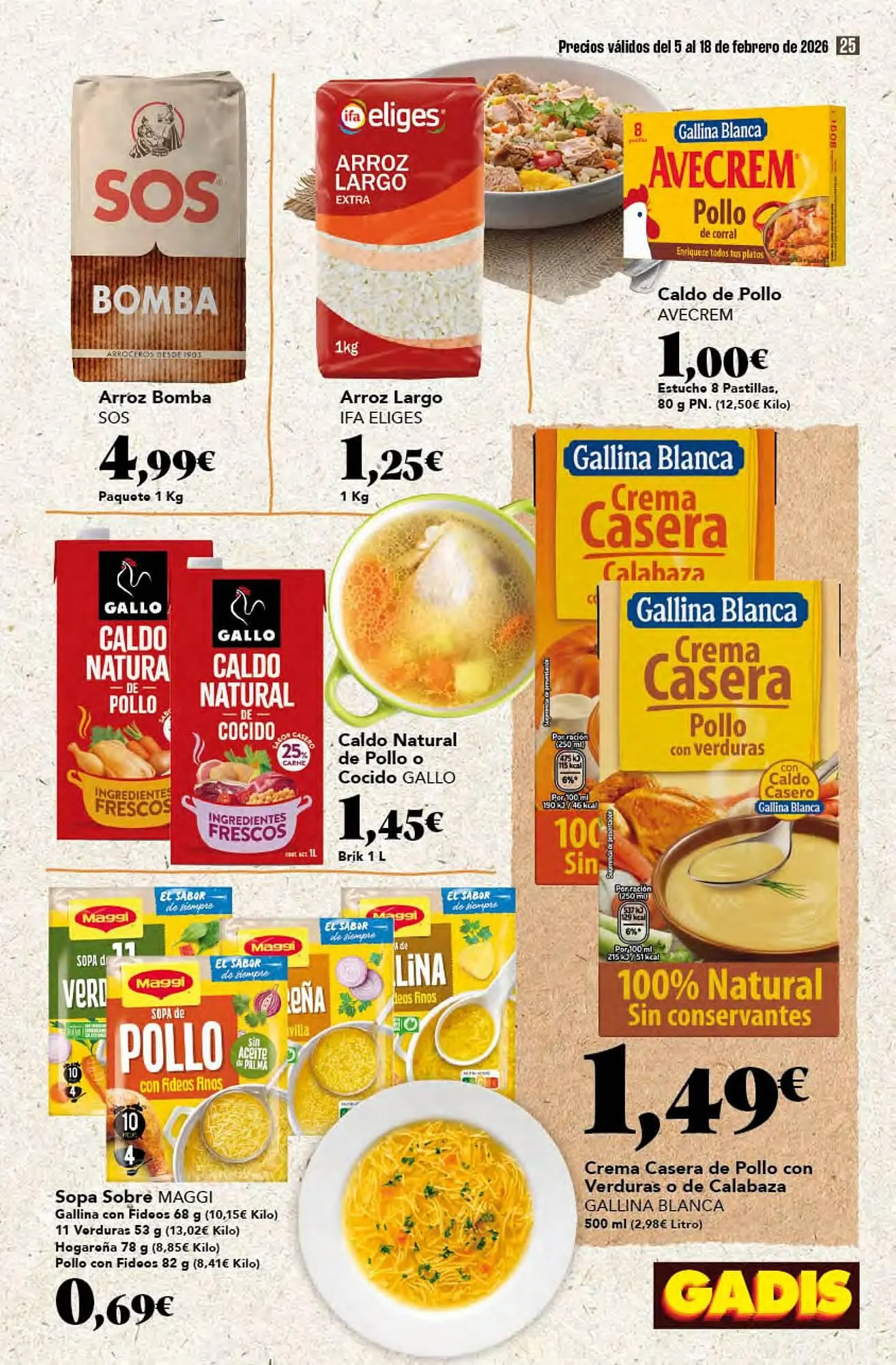 Catálogo de Folleto Gadis 5 de febrero al 18 de febrero 2026 - Página 25