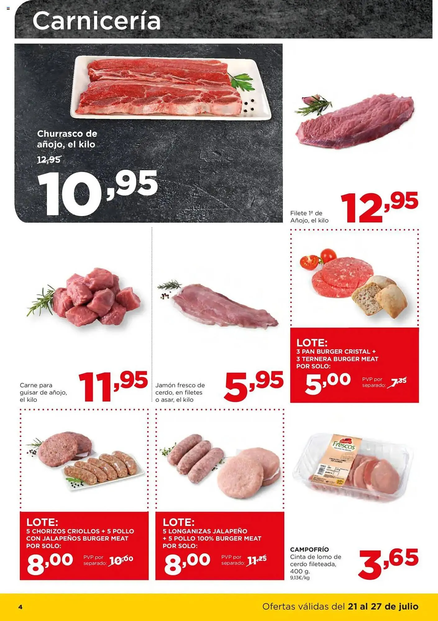 Catálogo de Folleto Alimerka 21 de julio al 27 de julio 2025 - Página 4