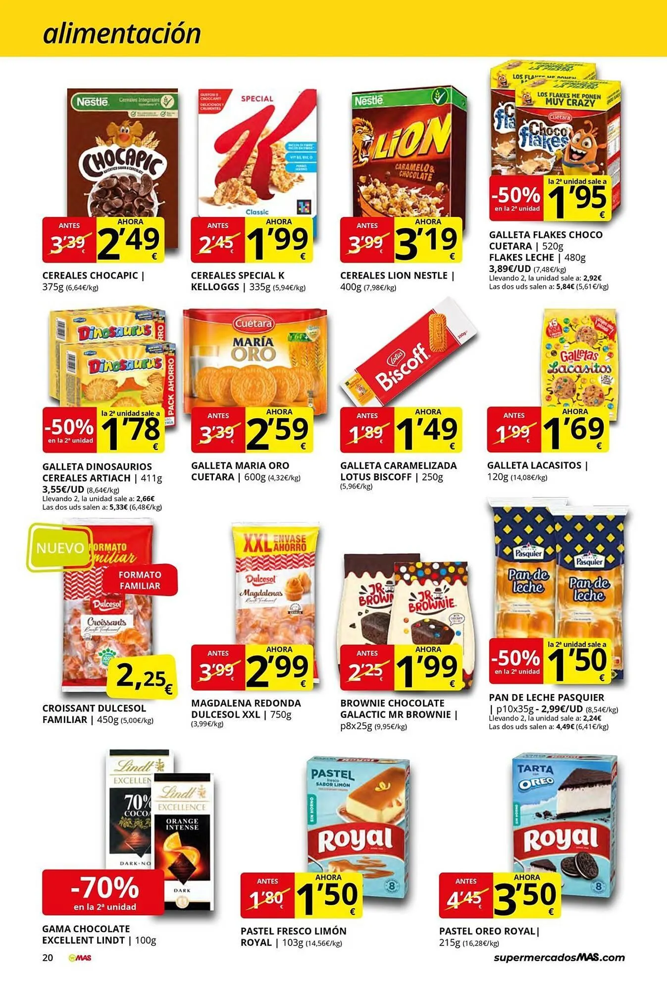 Catálogo de Folleto Supermercados MAS 2 de febrero al 26 de febrero 2026 - Página 20