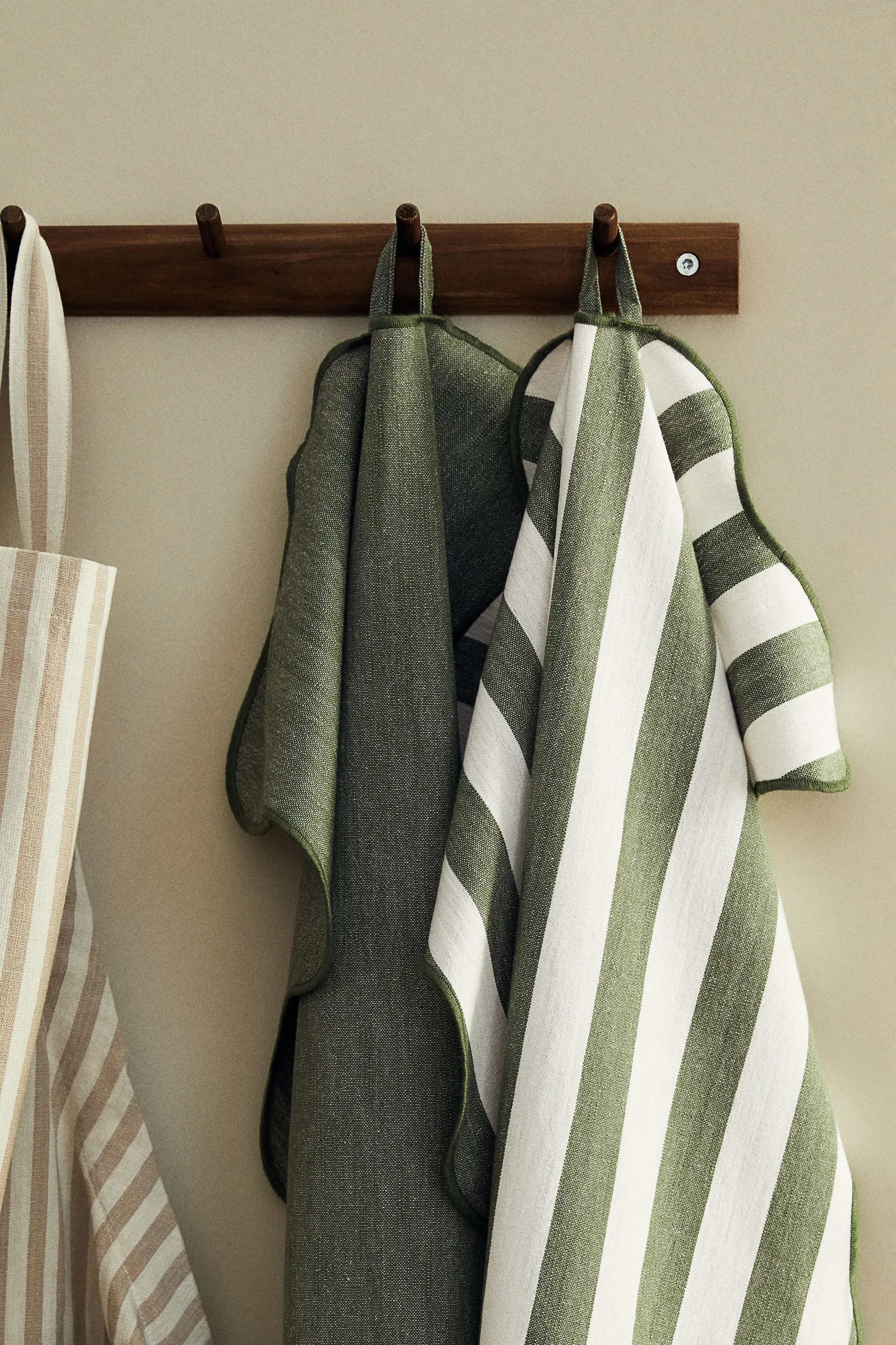 Pack de 2 paños de cocina festoneados