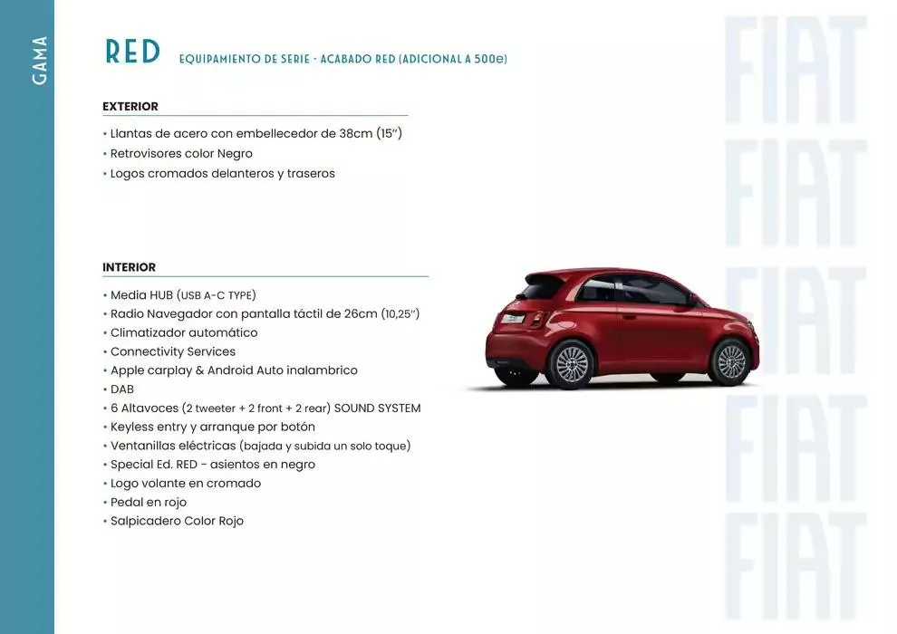 Catálogo de Fiat 500 ELÉCTRICO 6 de marzo al 31 de agosto 2025 - Página 5
